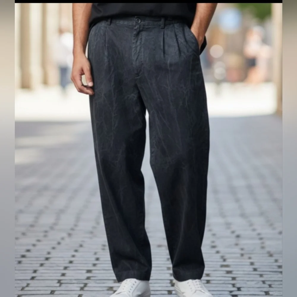 Tommy Bahama Silk & Bamboo Pants 40 X 32 Men's 40x32 black